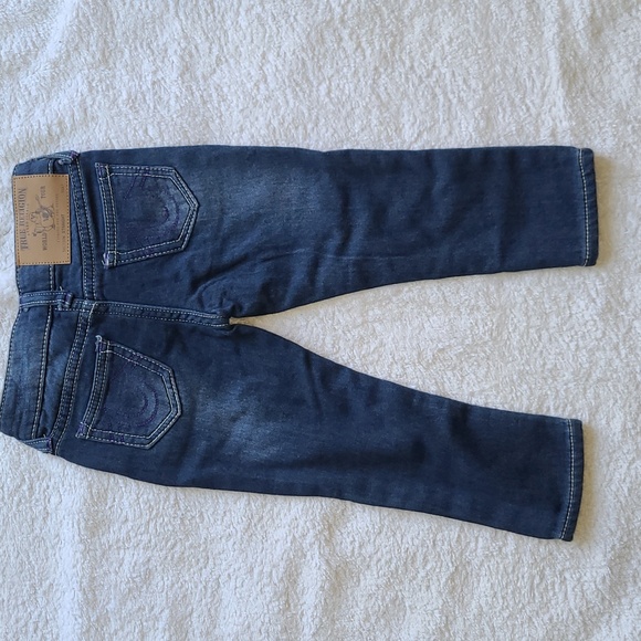 NEW True religion 2 pieces set jeans and t-shirt girl Size 24M - Picture 3 of 7